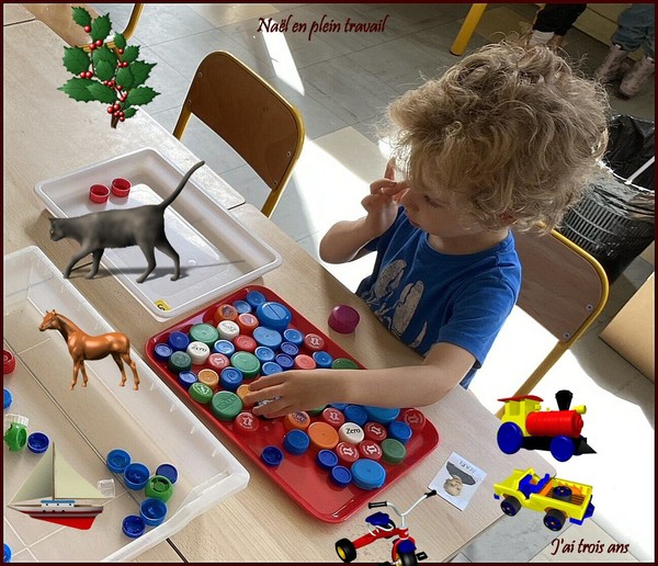 Naël en plein travail.